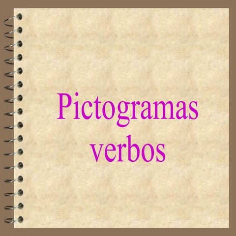 Pictogramas verbos