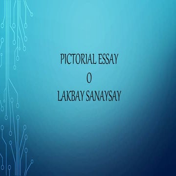 Pictorial essay ni caren ramos