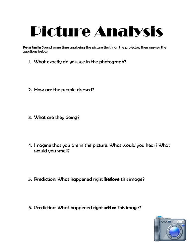 Picture analysis