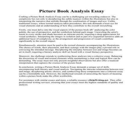 Picture Book Analysis Essay.pdf