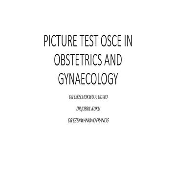 Picturetest OSCE FOR MEDICAL STUDENTS