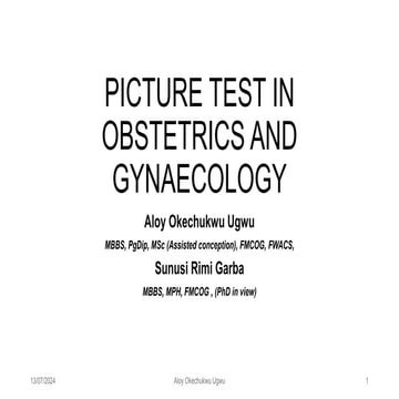 PICTURE TEST IN OBSTETRICS AND GYNAECOLOGY-Aloy Okechukwu Ugwu.pptx