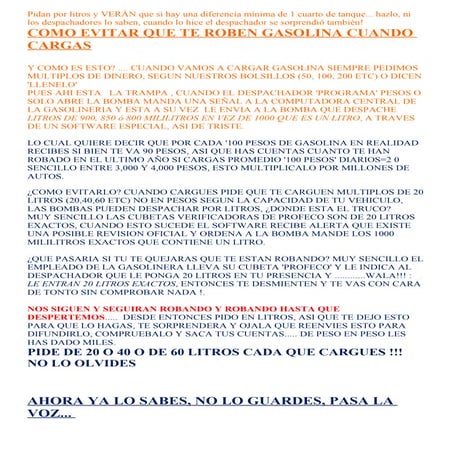 Pidan por litro de combustible