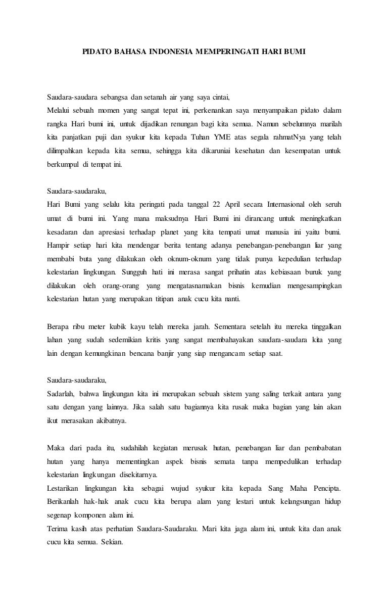 Contoh Pidato Bahasa Bali Tentang Lingkungan Dengan