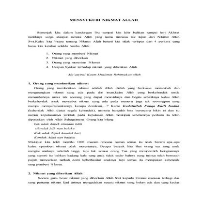 Teks pidato toleransi | PDF