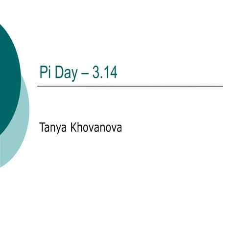 Pi powerpoint | PPTX
