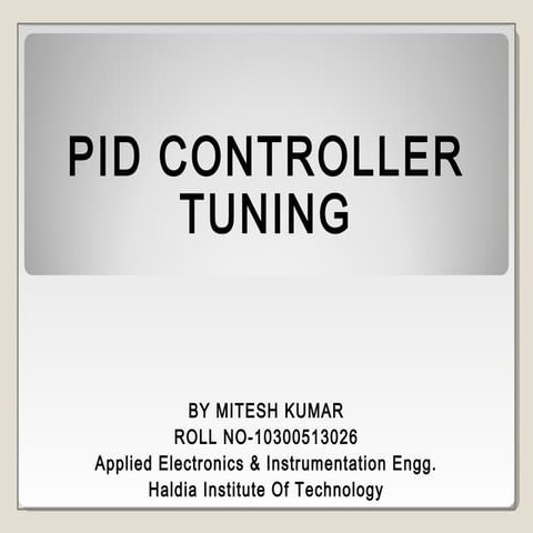 Pid controller by Mitesh Kumar