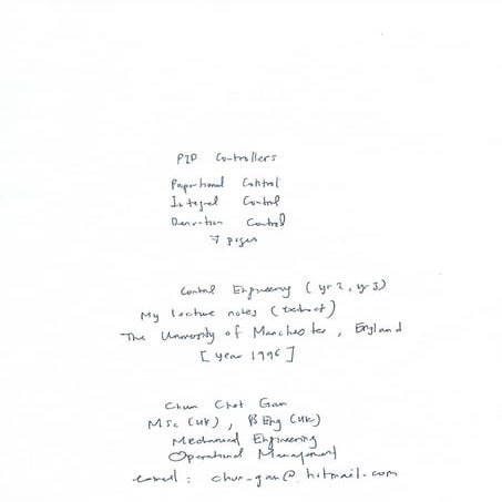 PID Controllers Control Engineering