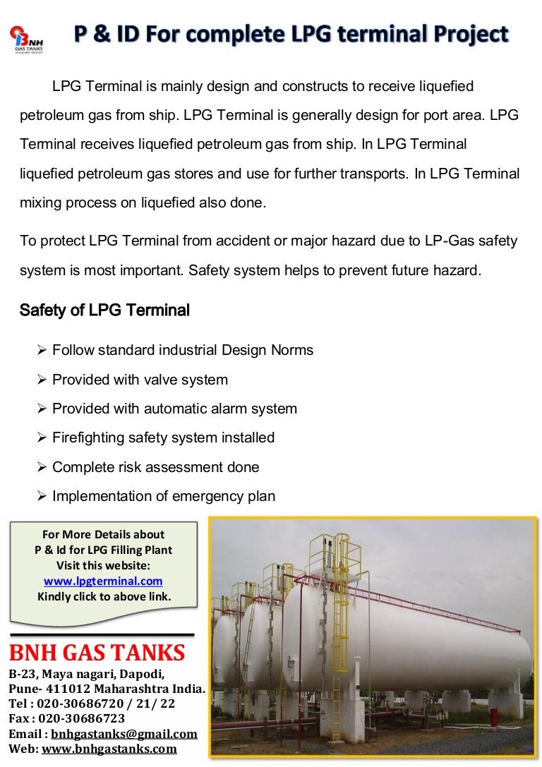 P & ID FOR COMPLETE LPG TERMINAL PROJECT