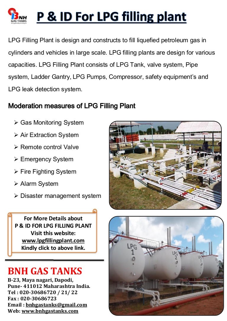 P & ID for LPG Filling Plant