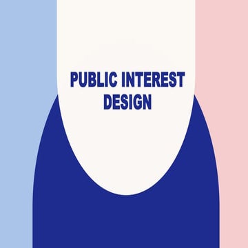 PUBLIC INTEREST DESIGN & SEED PRESENTATION