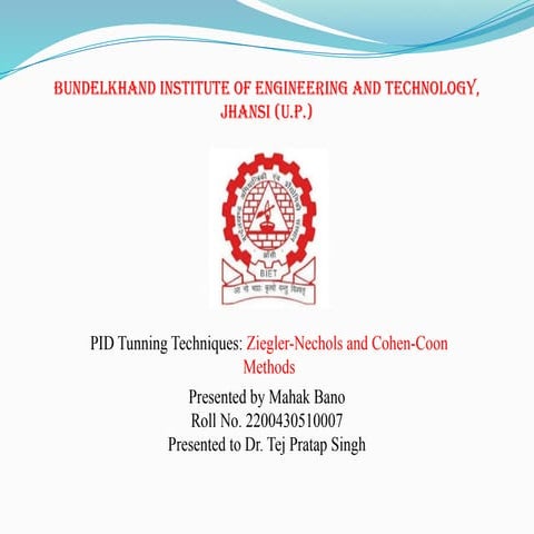 PID tunning Techniques presentation.pptx