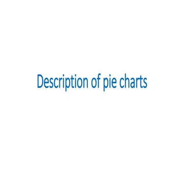 Pie chart description