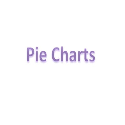 Pie charts