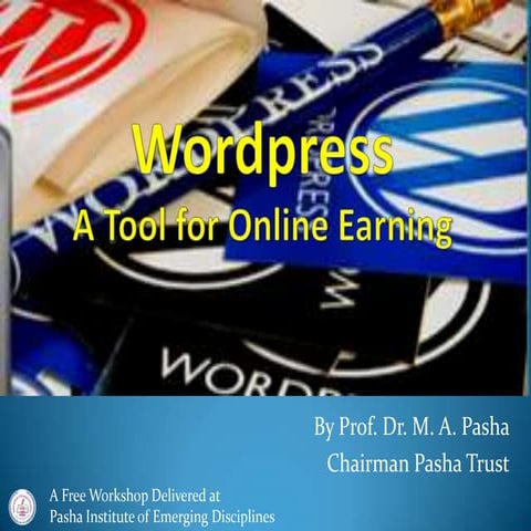 Wordpress: A Tool for online Earning