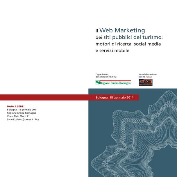Programma convegno: Il web marketing dei siti pubblici del turismo