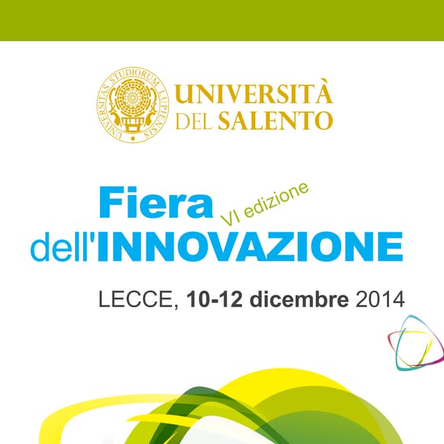 Fiera dell'Innovazione - Lecce 10-12 dicembre 2014
