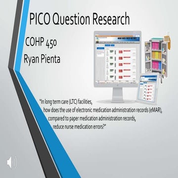 PICO Presentation - Pienta | PPTX