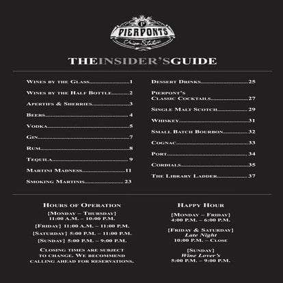 Pierponts Drink Menu[1]