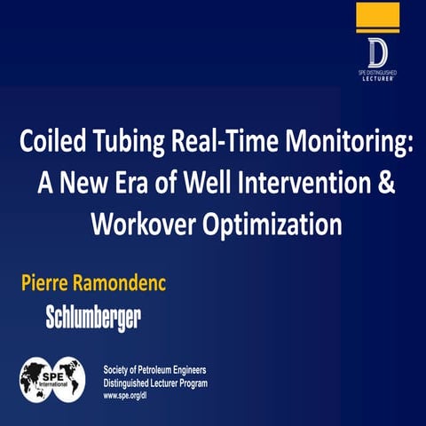 Coiled Tubing Real-Time Monitoring:  A New Era of Well Intervention and Worko...