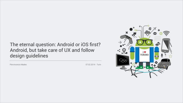 Droidcon2014 - Android UX
