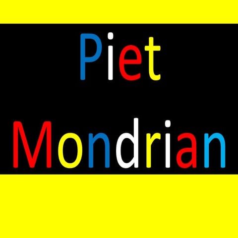 Piet mondrian 