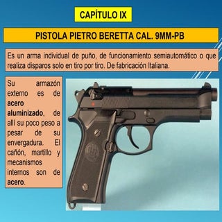  Pistola Pietro beretta cal 92
