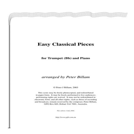 TROMPETISTASPiezas clasicas de trompeta y piano