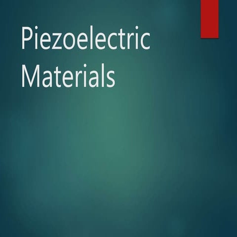 Piezo-electric Materials.ppt