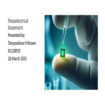 piezoelctrical biosensors.pptx presentation notes