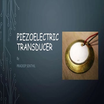 Piezoelectric transducer