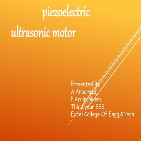 Piezoelectric ultrasonic motor.pp