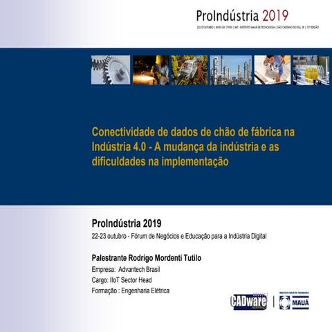 PIF2019 - A06 - Rodrigo M Tutilo - Advantech