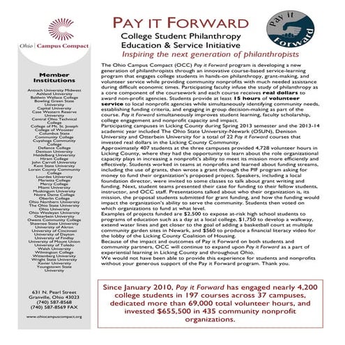 PIF Licking County Final Report 2013-14