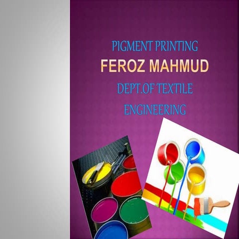 Pigment printing 130103023