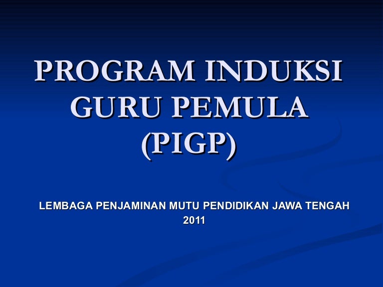 Program Induksi Guru Pemula