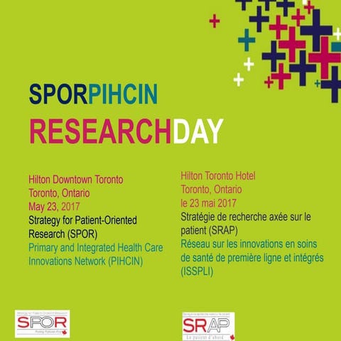 SPOR-PIHCIN Research Day - PIHCIN SPARK