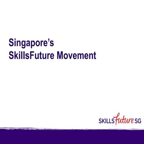 Singapore’s Skills Future Movement