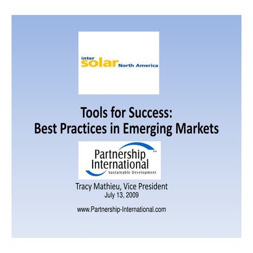 Pi Inter Solar North America Presentation