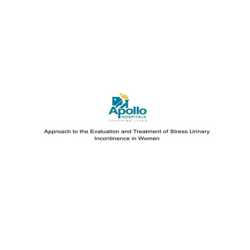 Stress urinary incontinence | PDF