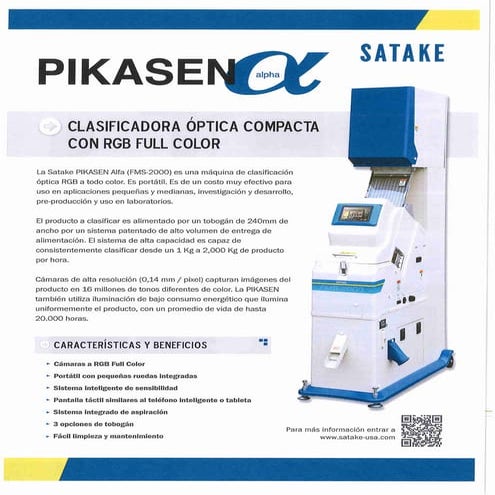PIKASEN Clasificadora con lector óptico