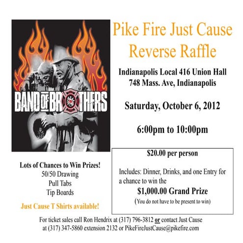 Pike Township Reverse Raffle Flyer | PDF | Lotteries and Scratchcards ...
