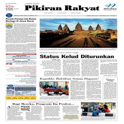 Pikiran Rakyat 21 Februari 2014 | PDF