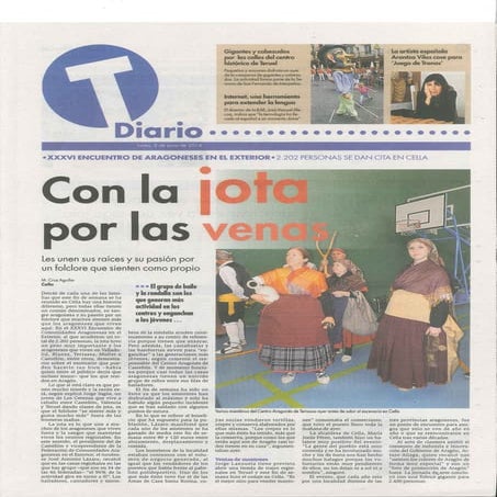 Noticias Diario de Teruel "Cella"