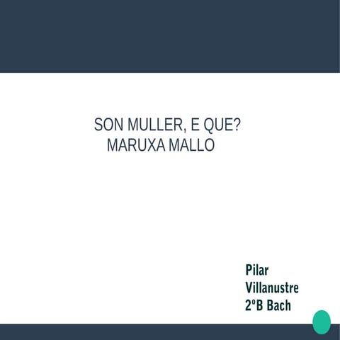 Maruxa Mallo (por Pilar Villanustre)