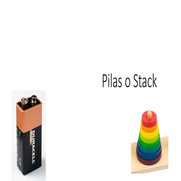 Pilas en Estructura de Datos | PPTX