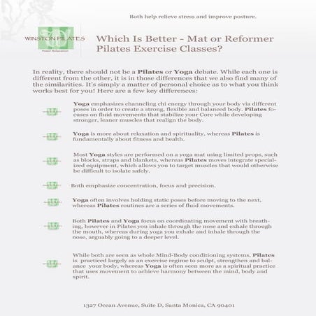 Pilates or Yoga?