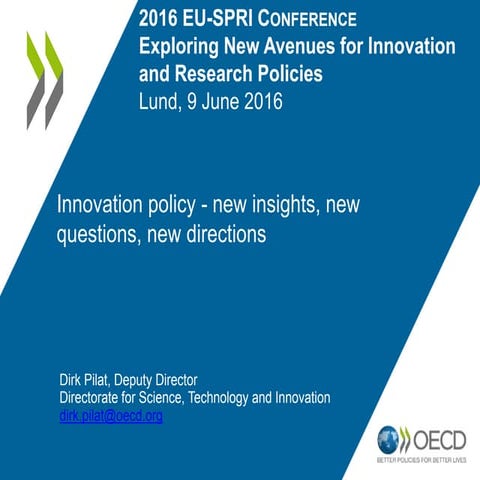 Pilat eu spri new avenues innovation policy 9 june 2016