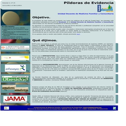 Pildoras Evidencia 14 UDFI MFyC CR