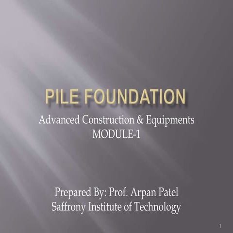 Pilefoundation